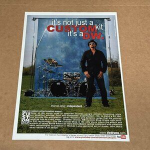 Thomas Lang - DW DRUMS - 2010 Print Advertisement